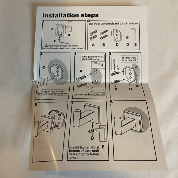 24 Inch Towel Shelf with 2 Towel Bars Matte White - Picture 7 of 9